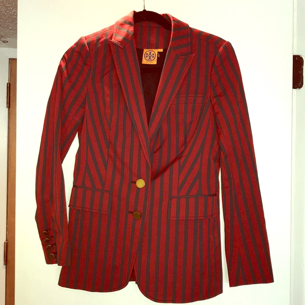 Tory Burch Striped Blazer